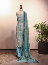 Bin Saeed Embroidered Lawn 3 Piece Unstitched Suit BS25EL D-606